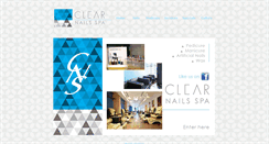 Desktop Screenshot of clearnailsspa.com